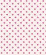 Dollhouse Miniature 1/4" Scale Wallpaper: Busy Lizzy, Garnet